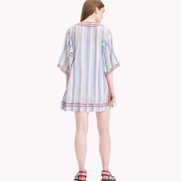 Tommy Hilfiger Brand New Kaftan Style Dress in S/ Premium Cotton - Picture 3 of 10